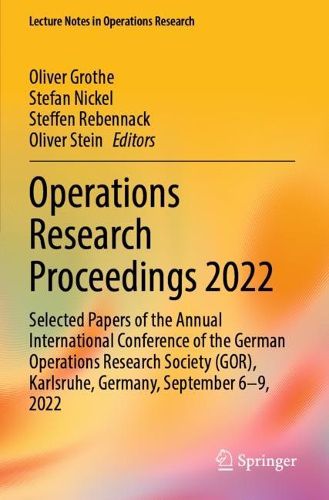 Cover image for Operations Research Proceedings 2022
