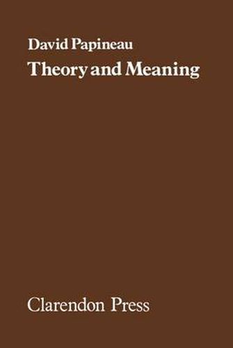 Cover image for Theory and Meaning