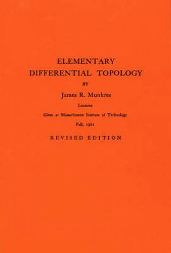 Cover image for Elementary Differential Topology. (AM-54), Volume 54