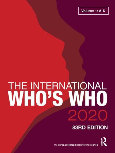 Cover image for The International Who's Who 2020 volume 1