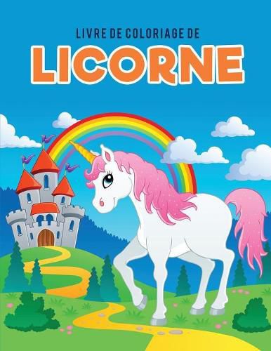 Cover image for Livre de coloriage de licorne