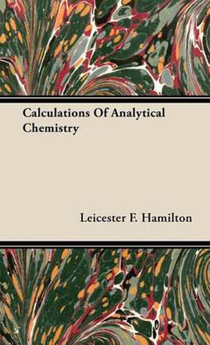 Cover image for Calculations of Analytical Chemistry