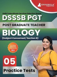 Cover image for DSSSB PGT Biology Exam Prep Book 2023 (English Edition)