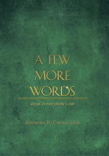 Cover image for A Few More Words