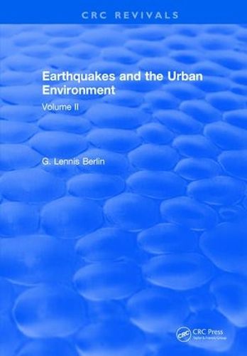 Cover image for Earthquakes and the Urban Environment: Volume 2