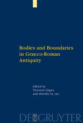 Cover image for Bodies and Boundaries in Graeco-Roman Antiquity