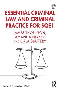 Cover image for Essential Criminal Law and Criminal Practice for SQE1