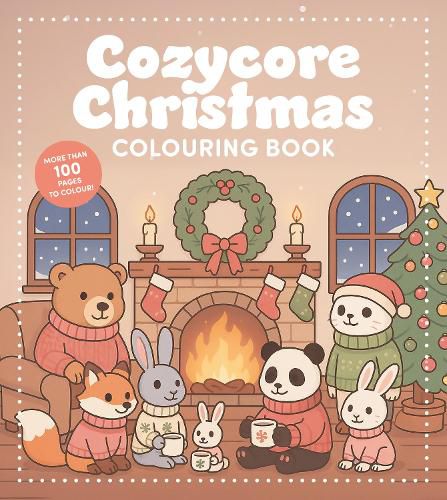 Cover image for Cozycore Christmas Colouring Book