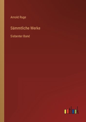 Cover image for Saemmtliche Werke