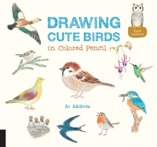 Cover image for Drawing Cute Birds in Colored Pencil