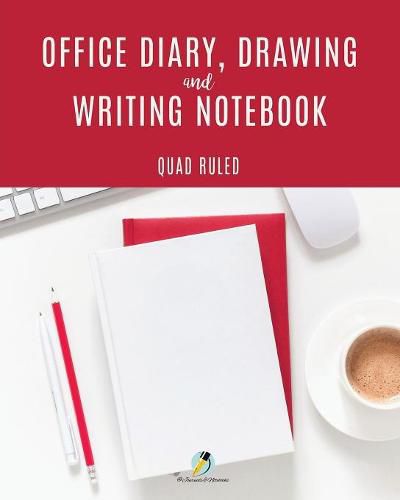 Cover image for Office Diary, Drawing and Writing Notebook Quad Ruled