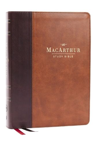 Cover image for LSB MacArthur Study Bible 2nd Edition: Unleashing God's Truth One Verse at a Time (Brown Leathersoft, Comfort Print)