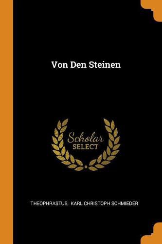 Cover image for Von Den Steinen