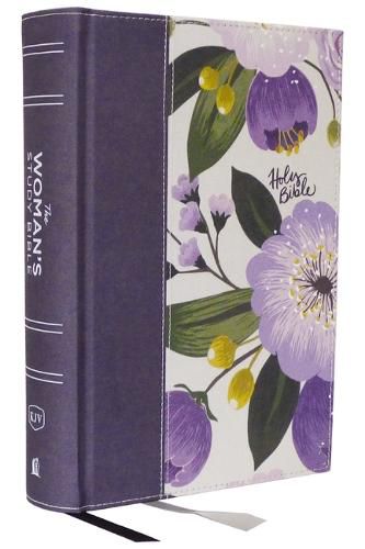 Cover image for KJV, The Woman's Study Bible, Purple Floral Cloth over Board, Red Letter, Full-Color Edition, Comfort Print