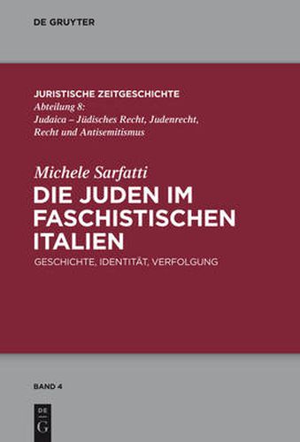 Cover image for Die Juden im faschistischen Italien