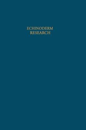 Cover image for Echinoderm Research