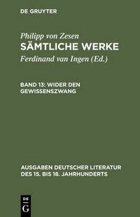 Cover image for Wider den Gewissenszwang