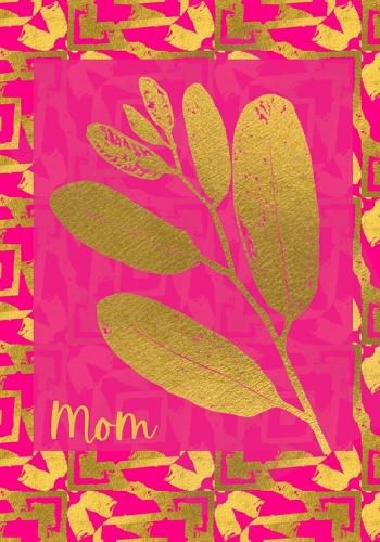 Cover image for Mom Gold Leaves Journal