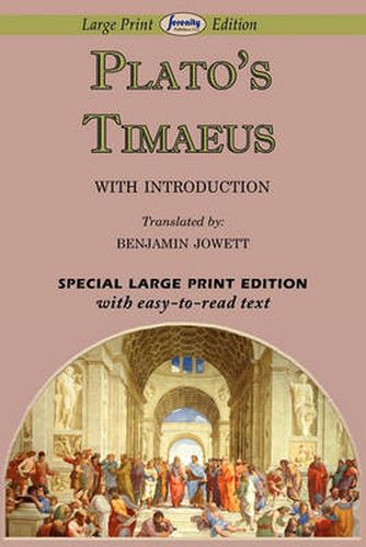 Cover image for Timaeus (Large Print Edition)