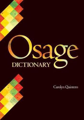 Cover image for Osage Dictionary