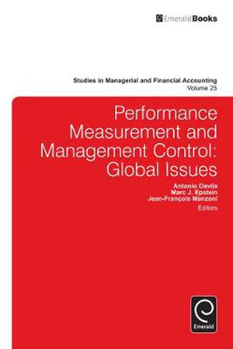 Cover image for Performance Measurement and Management Control: Global Issues