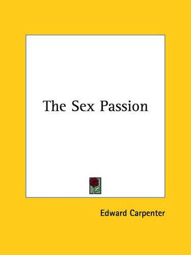 Cover image for The Sex Passion