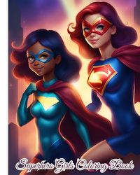 Cover image for Superhero Girls Coloring Book