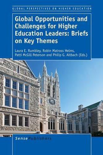 Cover image for Global Opportunities and Challenges for Higher Education Leaders: Briefs on Key Themes