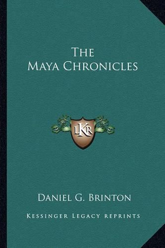 Cover image for The Maya Chronicles