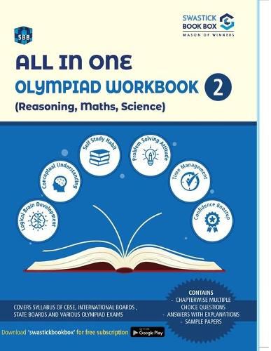Cover image for All in One Olympiad Workbook for Reasoning, Maths & Science - Class 2