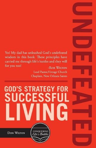 Cover image for Undefeated: God's Strategy for Successful Living