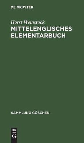 Cover image for Mittelenglisches Elementarbuch