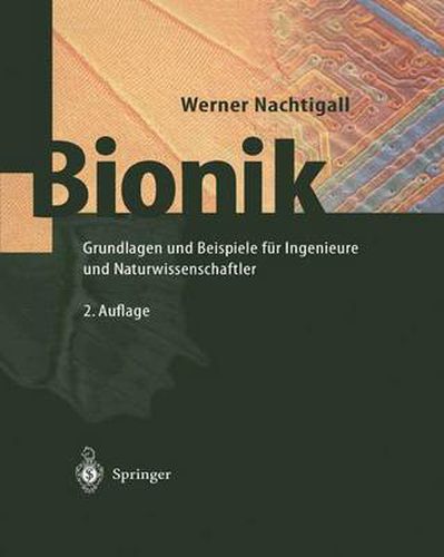 Cover image for Bionik: Grundlagen und Beispiele fur Ingenieure und Naturwissenschaftler