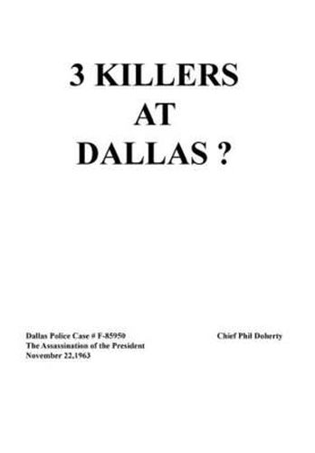 Cover image for 3 Killers at Dallas