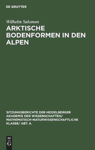 Cover image for Arktische Bodenformen in Den Alpen