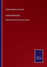 Cover image for Verba Nominalia: Words derived from proper Names