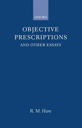 Cover image for Objective Prescriptions and Other Essays