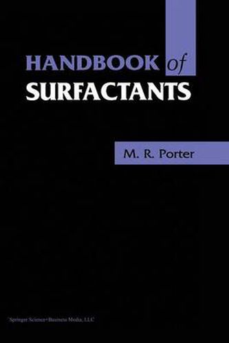 Cover image for Handbook of Surfactants