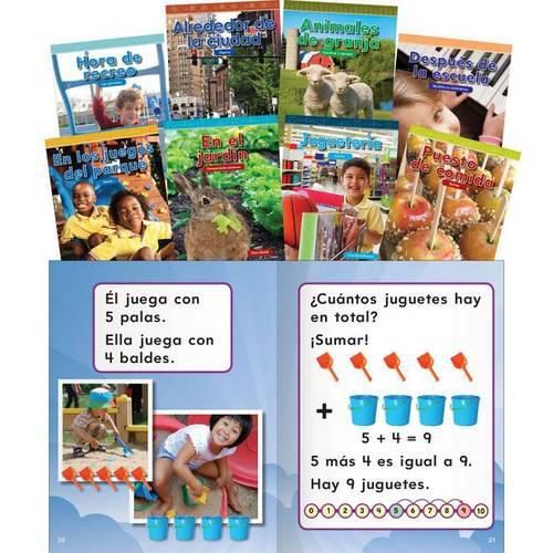 Cover image for Mathematics Readers for Kindergarten Set 2 Spanish (Nctm)