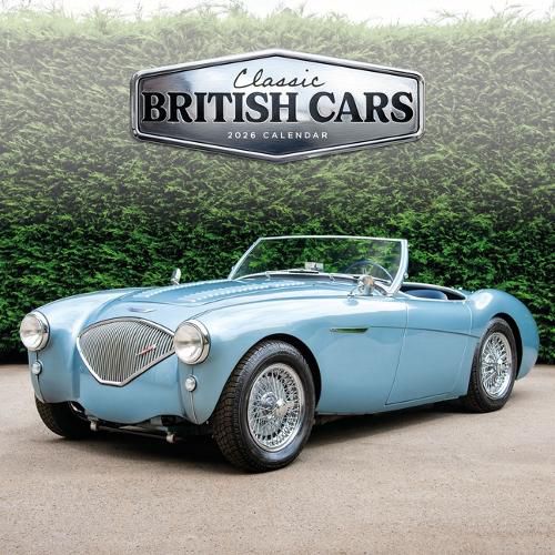 Cover image for 2026 Classic British Cars Wall Calendar