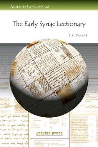 The Early Syriac Lectionary