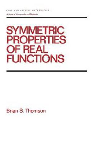 Cover image for Symmetric Properties of Real Functions