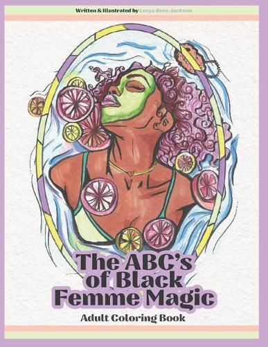 Cover image for The ABC's of Black Femme Magic: Adult Coloring Book