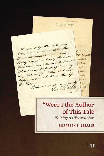 Cover image for "Were I the Author of This Tale"