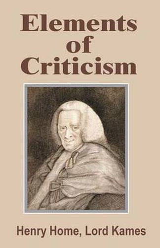 Cover image for Elements of Criticism