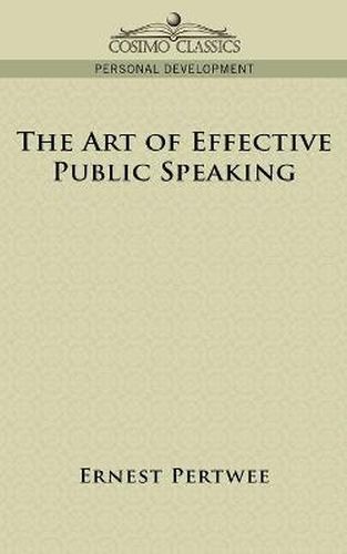 Cover image for The Art of Effective Public Speaking