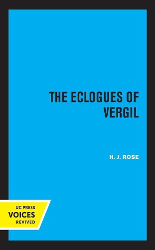 Cover image for The Eclogues of Vergil