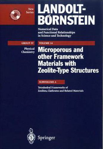 Cover image for Tetrahedral Frameworks of Zeolites, Clathrates and Related Materials