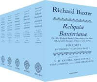 Cover image for Richard Baxter: Reliquiae Baxterianae