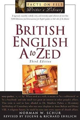 British English A to Zed